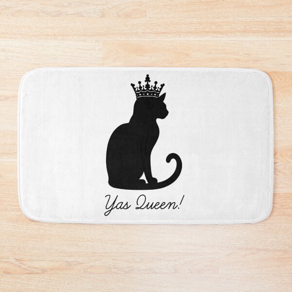 Item preview, Yas Queen for Cat Lovers White Background designed and sold by Ferret Designs.