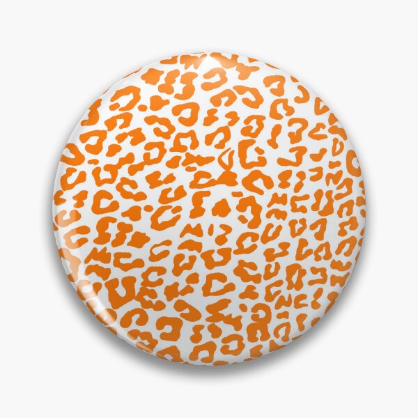 Item preview, Calendula Orange and White Cheetah Animal Print  designed and sold by GenAumonier.