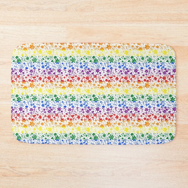 Item preview, Spring Floral Pattern - Gay Pride Flag designed and sold by ArtAlmstEvryDay.