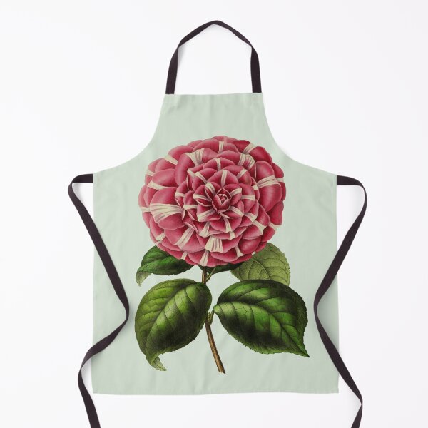 Item preview, Pink and White Camellia Japonica Flower designed and sold by IrisAndIvy.