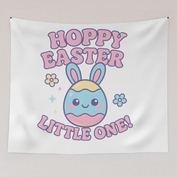 Item preview, Hoppy Easter Little One – Cute Pastel Bunny Egg Kids Design designed and sold by AnnDesignStudio.