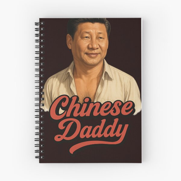 Item preview, Chinese Daddy – Realistic Xi Jinping Portrait with Typography designed and sold by Aryabek.