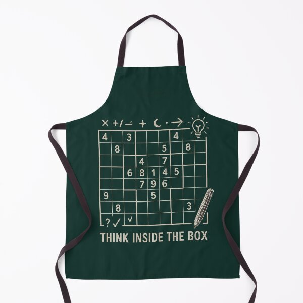 Item preview, Think Inside the Box – Sudoku Puzzle designed and sold by MrBoutik.