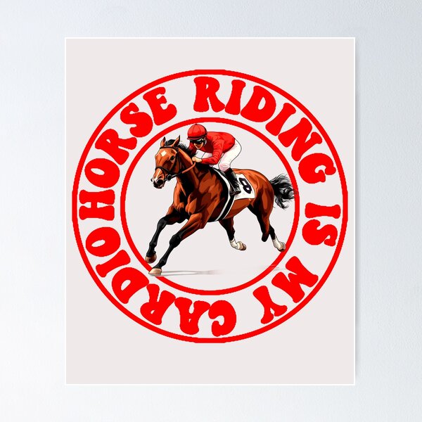 Item preview, Funny Horse riding is my cardio 2025 designed and sold by erozzz.