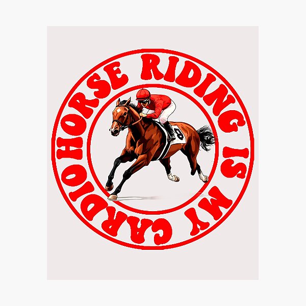 Item preview, Funny Horse riding is my cardio 2025 designed and sold by erozzz.