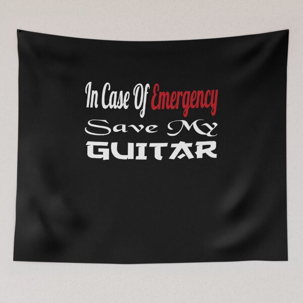 Item preview, Guitar Emergency Rescue Priority Art designed and sold by Zakrytos ★★★★★.