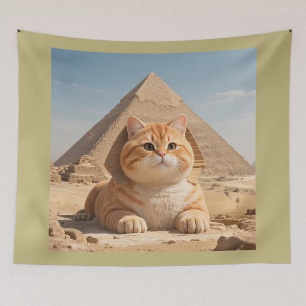 Item preview, cat sphinx designed and sold by artsmeow.
