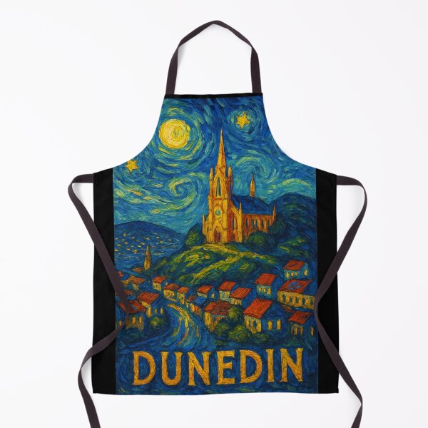 Item preview, Dunedin Church – Starry Night Style, Otago Peninsula designed and sold by Places On Earth.