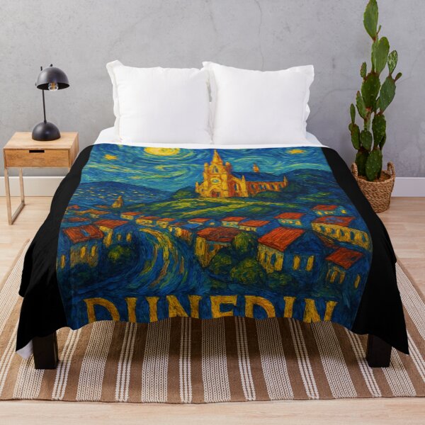 Item preview, Dunedin Church – Starry Night Style, Otago Peninsula designed and sold by Places On Earth.