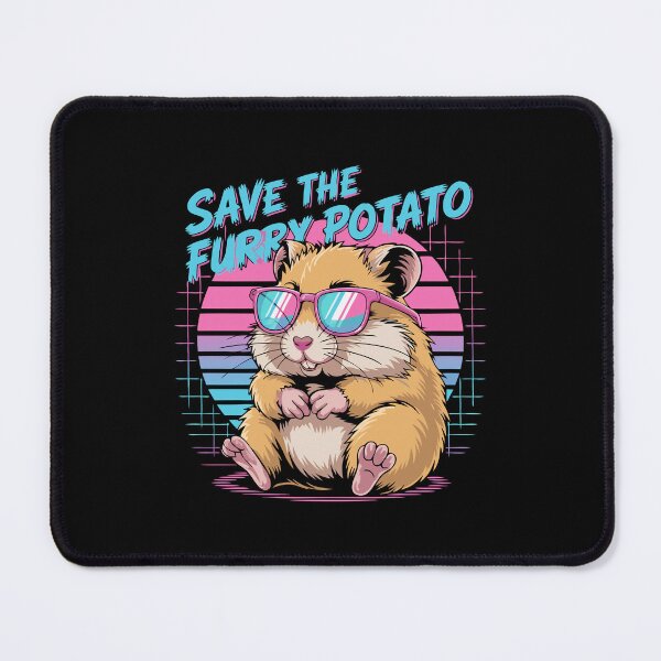 Item preview, Save The Furry Potato, Retro Vintage Gift for hamster lovers designed and sold by Graphicista.