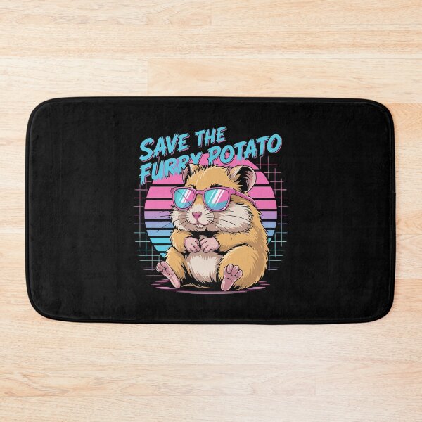Item preview, Save The Furry Potato, Retro Vintage Gift for hamster lovers designed and sold by Graphicista.