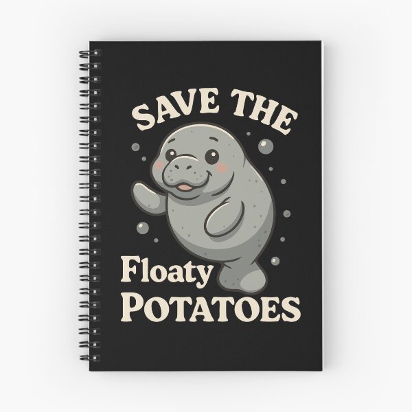 Item preview, Save The Floaty Potatoes, Funny Manatee gift for Sea Animal lovers designed and sold by Graphicista.