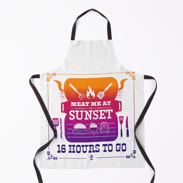Item preview, Meat Me At Sunset - BBQ Grillmaster Countdown Design designed and sold by AnnDesignStudio.