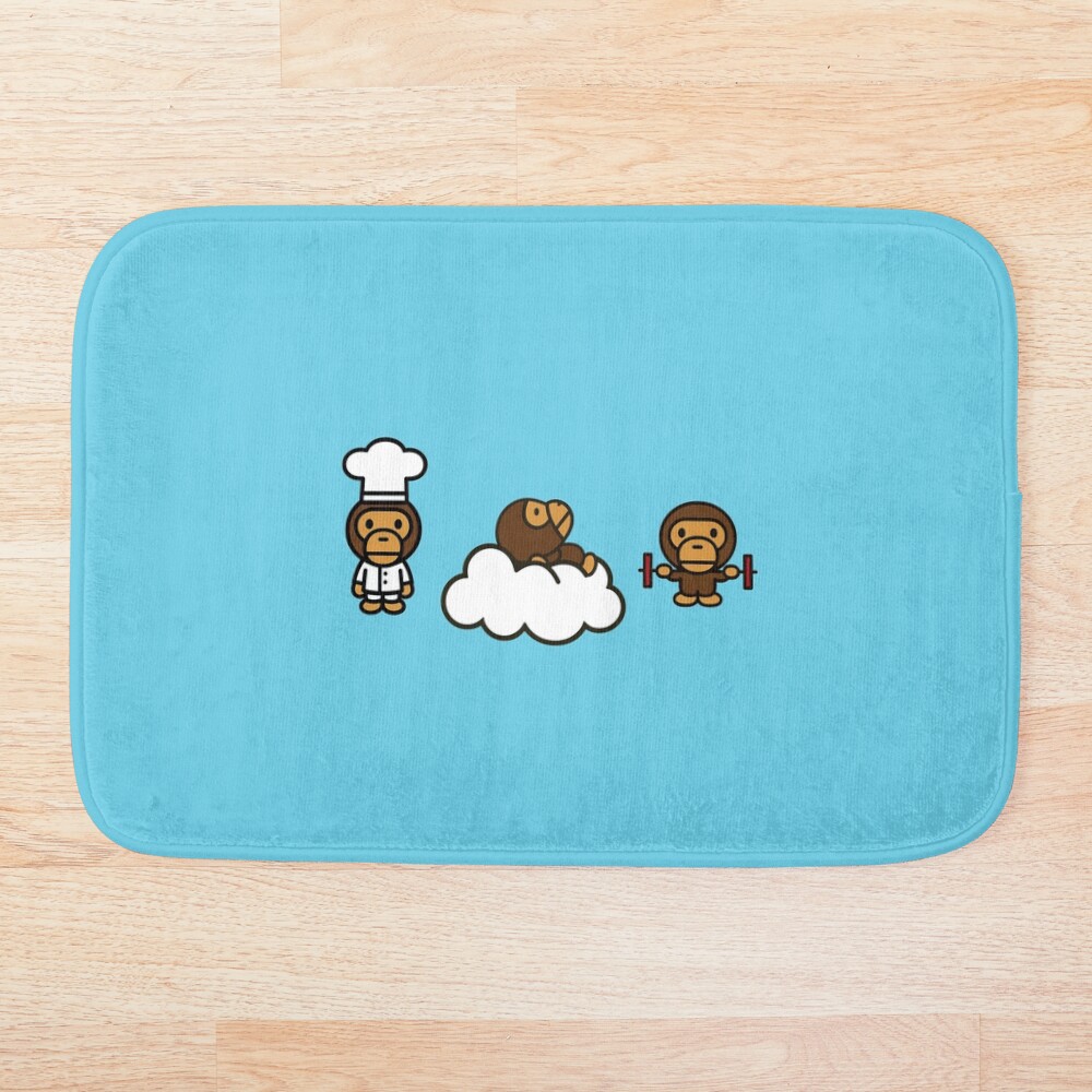 Milo: eat, sleep, gym Shower Curtain