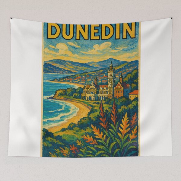 Item preview, Dunedin Beach View – Botanical Coastline, Otago Peninsula designed and sold by Places On Earth.