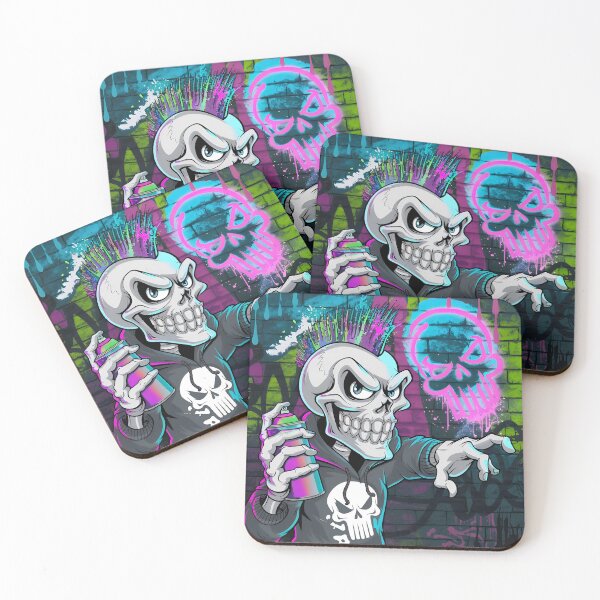 Item preview, Spray & Slay Skull designed and sold by FixPoint.