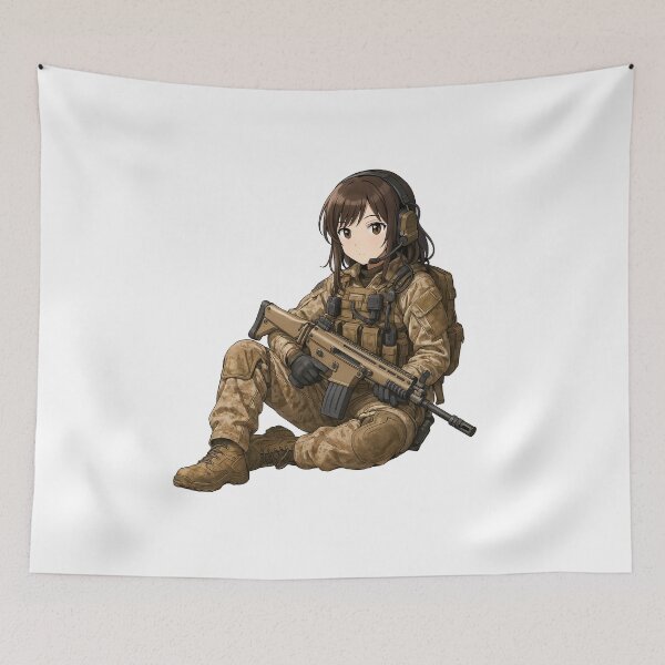 Item preview, Tactical Girl designed and sold by RAWLIFEGRAPHIC.