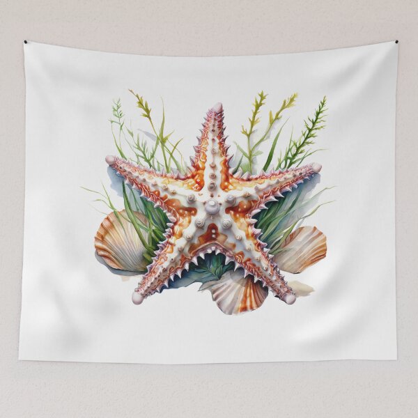 Item preview, Sea Star, Starfish with shells designed and sold by GrifonJ.