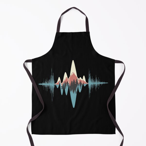 Item preview, Waveform Mountains and Forest designed and sold by bloombirdsong.