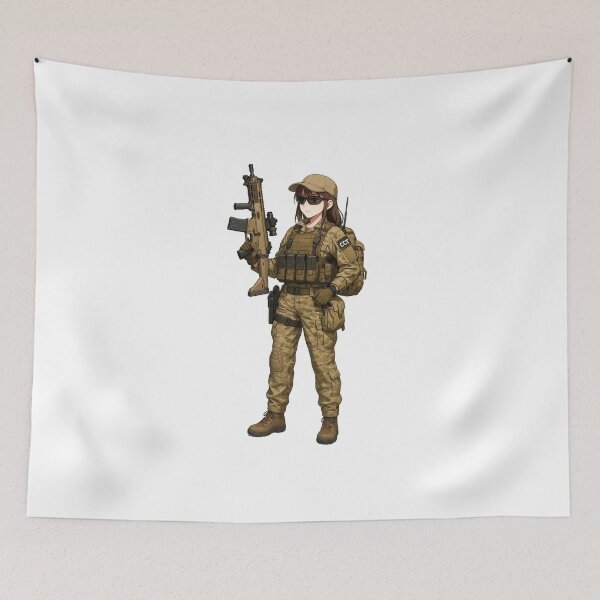 Item preview, Tactical Girl designed and sold by RAWLIFEGRAPHIC.