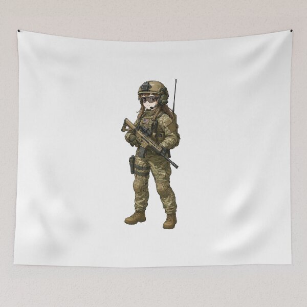 Item preview, Tactical Girl designed and sold by RAWLIFEGRAPHIC.