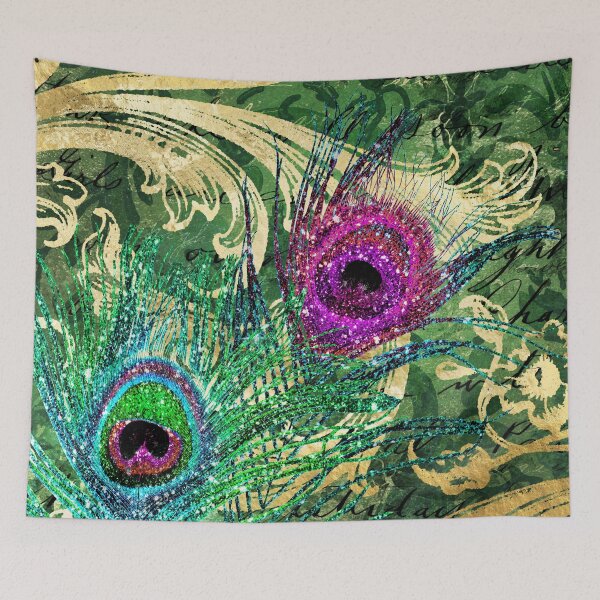 Item preview, Contemporary Peacock Feathers Graphic Design  designed and sold by DEC02.