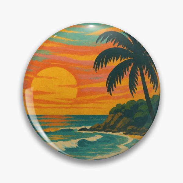 Item preview, Sunshine Coast Australia Beach – Queensland Travel Illustration designed and sold by Places On Earth.