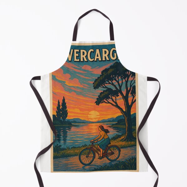 Item preview, Invercargill Lake Sunset Cycling Southland New Zealand designed and sold by Places On Earth.