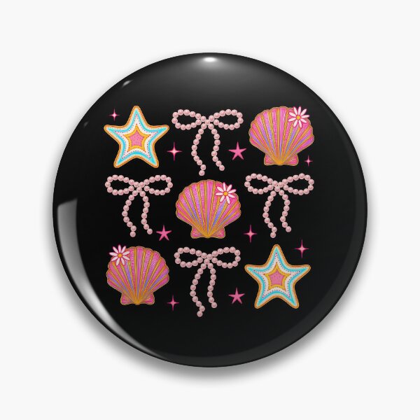 Item preview, Summer Vibes Pink Clam Coquette Retro designed and sold by ivotee.