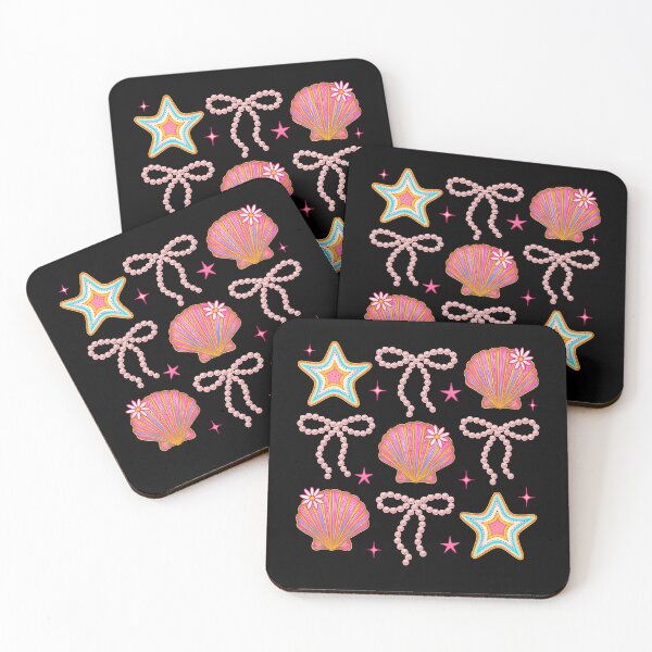 Item preview, Summer Vibes Pink Clam Coquette Retro designed and sold by ivotee.