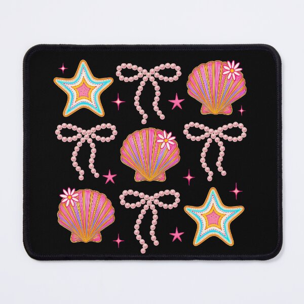 Item preview, Summer Vibes Pink Clam Coquette Retro designed and sold by ivotee.