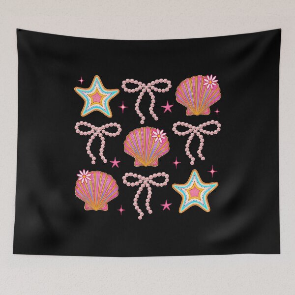 Item preview, Summer Vibes Pink Clam Coquette Retro designed and sold by ivotee.