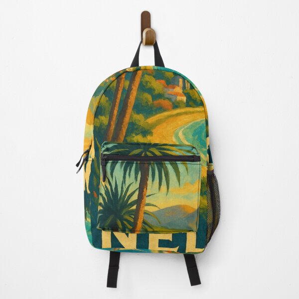 Item preview, Nelson Bay Sailboats and Palms South Island New Zealand designed and sold by Places On Earth.
