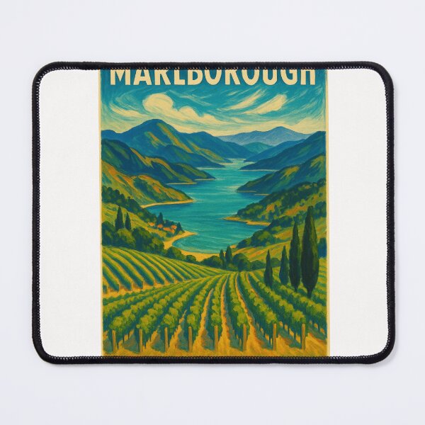 Item preview, Marlborough Vineyards and Queen Charlotte Sound New Zealand designed and sold by Places On Earth.