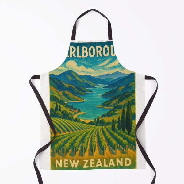 Item preview, Marlborough Vineyards and Queen Charlotte Sound New Zealand designed and sold by Places On Earth.