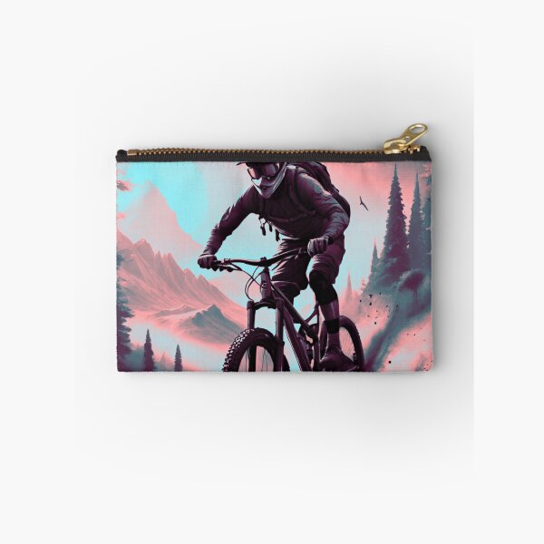 Item preview, Red, Blue & Grey MTB Downhill Domination designed and sold by GrizzlyCollective.