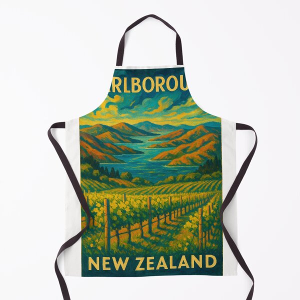 Item preview, Marlborough Sunset Over Vineyards and Sounds New Zealand designed and sold by Places On Earth.