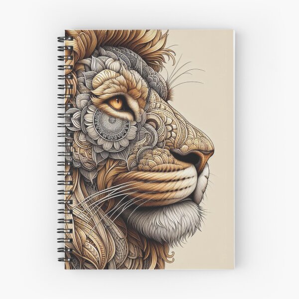 Item preview, Lion Head Mandala Design – Majestic AI Artwork for Clothing, Accessories & Bold Animal-Inspired Fashion Statements designed and sold by knalpot-design.