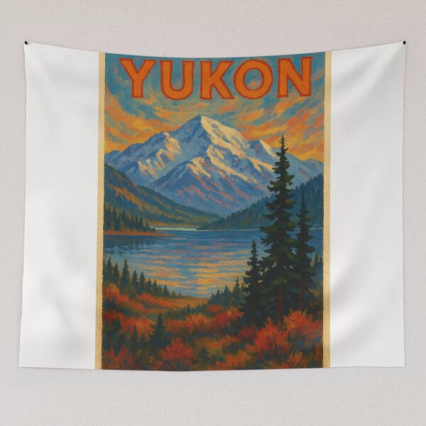 Item preview, Yukon Mount Logan Autumn Landscape Canada designed and sold by Places On Earth.