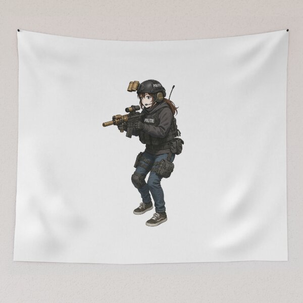 Item preview, Tactical Girl designed and sold by RAWLIFEGRAPHIC.