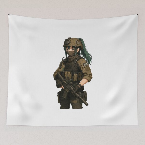 Item preview, Tactical Girl designed and sold by RAWLIFEGRAPHIC.