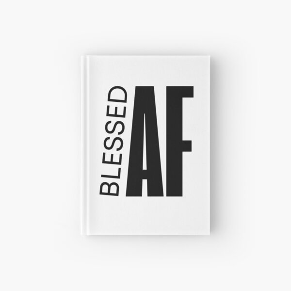 Item preview, Blessed AF Minimalist Bold Black Text Design designed and sold by ClassicAF.