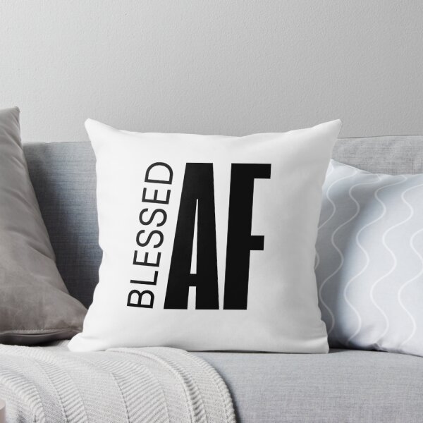 Item preview, Blessed AF Minimalist Bold Black Text Design designed and sold by ClassicAF.