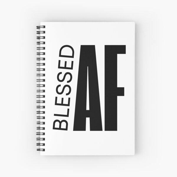 Item preview, Blessed AF Minimalist Bold Black Text Design designed and sold by ClassicAF.