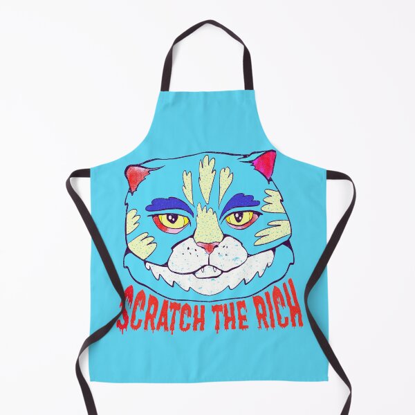 Item preview, scratch the rich blue cat  designed and sold by crestfallenmermaid.