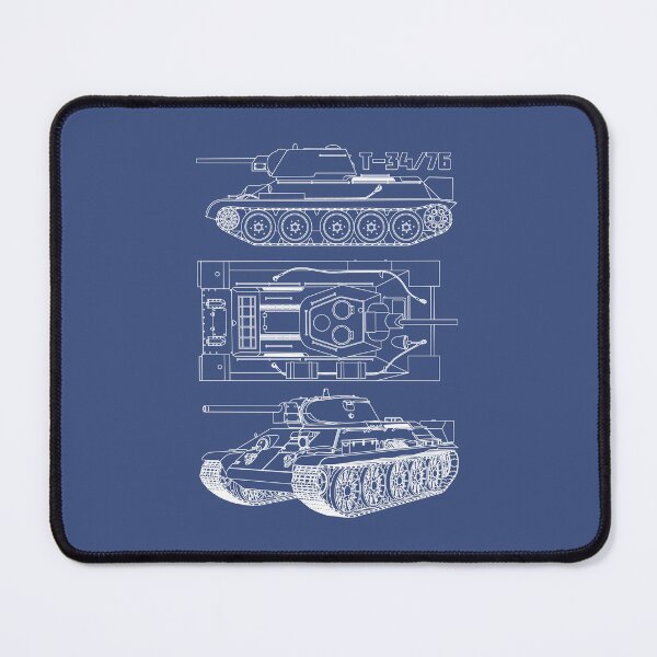 Item preview, T-34 76 Russian WW2 Tank Blueprints Diagrams designed and sold by MilitaryMart.