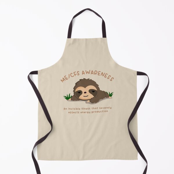 Item preview, ME/CFS AWARENESS - Cute Sloth - Dark Text designed and sold by Darling DeDe.