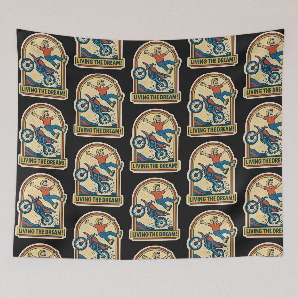 Item preview, Stay Positive - Retro Shark Attack Humor Design designed and sold by Asfyi.