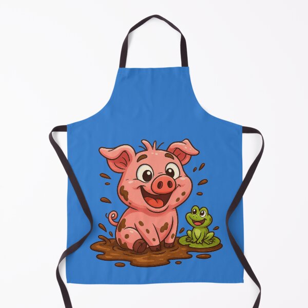 Item preview, Happy Muddy Piglet and Frog Friend designed and sold by IraBum.