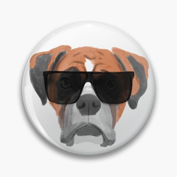 Item preview, Boxer with Sunglasses designed and sold by Ali Scarlett Adams.